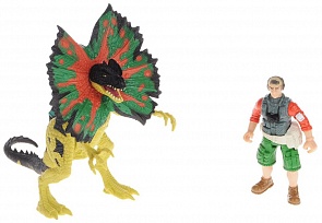 Набор: Дилофозавр и охотник со снаряжением (Chap Mei, 520151-1)